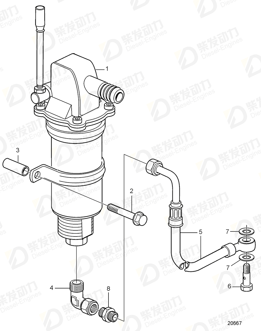 volvo penta Nipple 944177 Drawing volvo penta Nipple 944177 Drawing